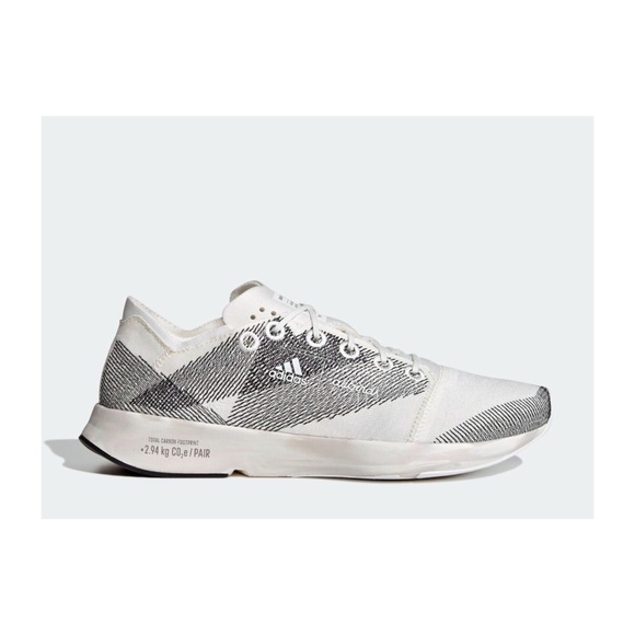 Adidas Adizero X Allbirds 2.94 KG CO2E Women Shoes White Black GZ4283 NEW Multi - Picture 2 of 7